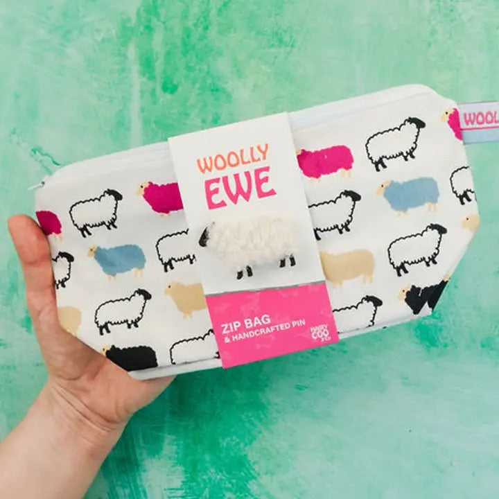 Wooly Ewe Zipper Bag
