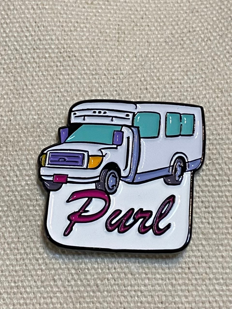 Purl Enamel Pin